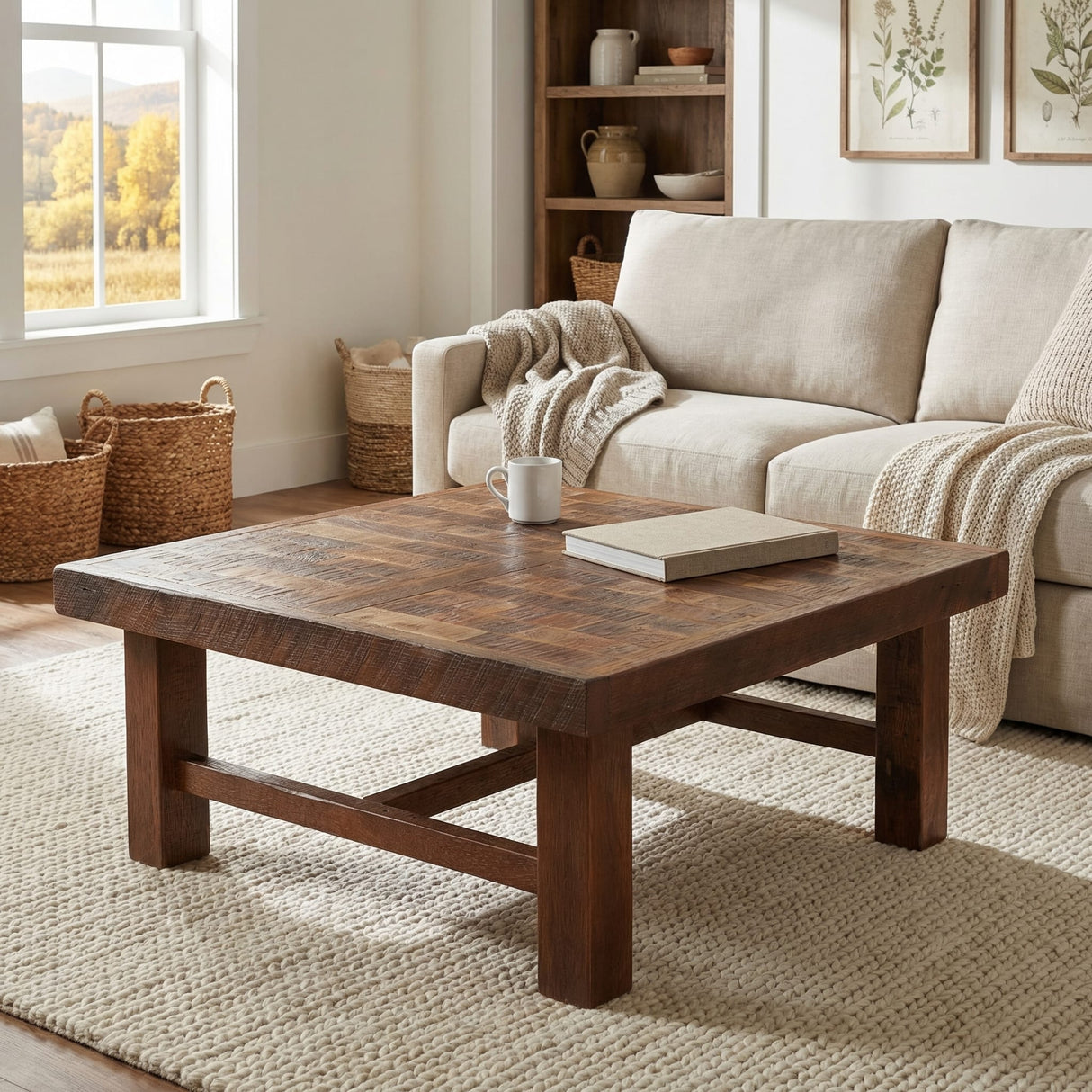 Americana Square Coffee Table