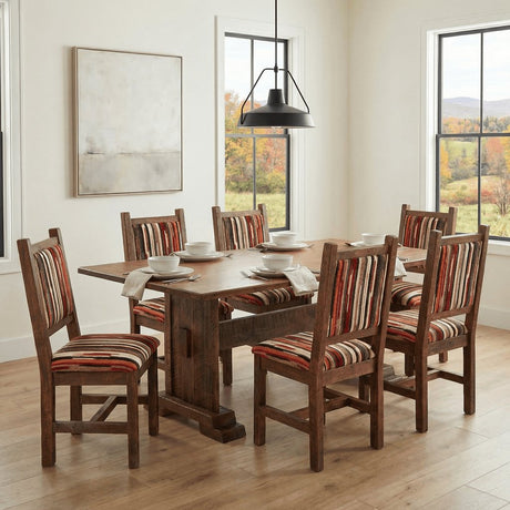 Barnwood Harvest Dining Table - Antique Oak