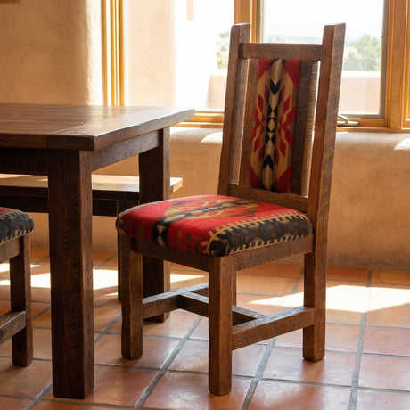 Artisan Barnwood Upholstered Side Chair