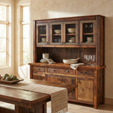 Barnwood Artisan Top Buffet & Hutch