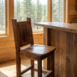 Barnwood Artisan Backed Counter Stool