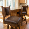Barnwood Artisan Swivel Counter Stool