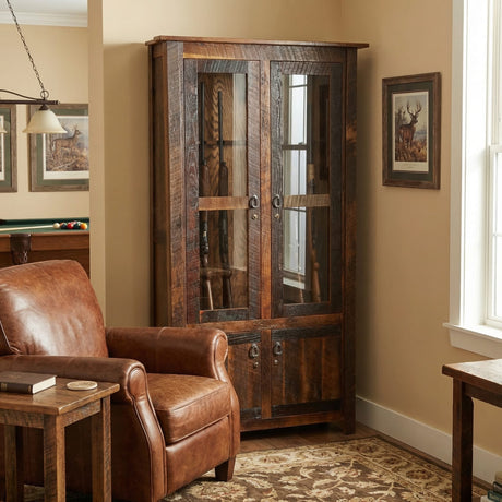 Barnwood Eight Gun Cabinet