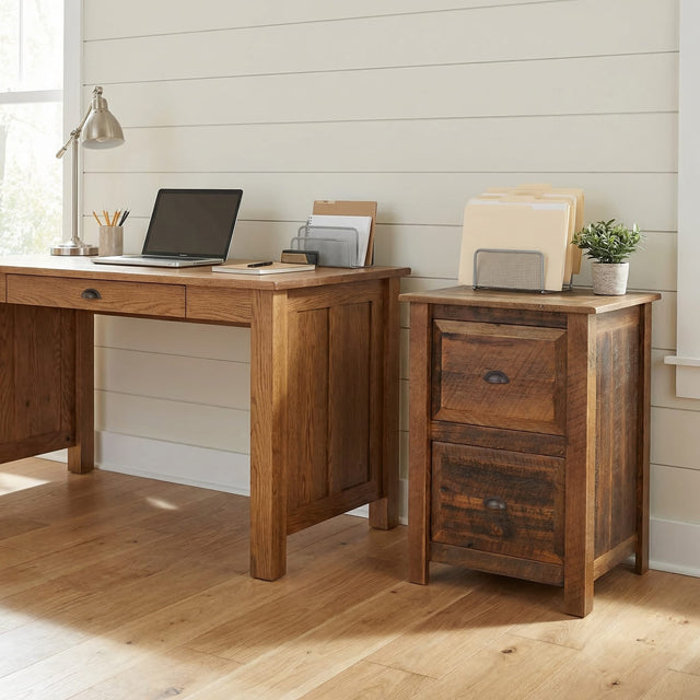 Barnwood 2 Drawer File Cabinet