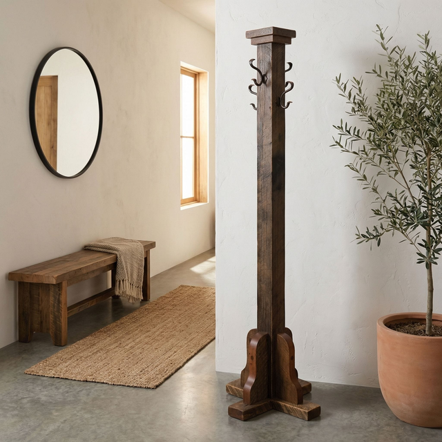 Barnwood Coat Tree