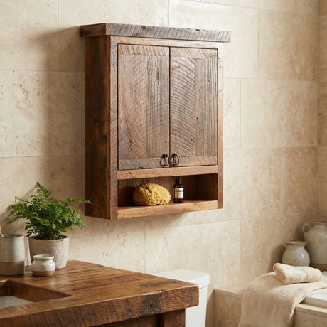 Barnwood Toilet Topper Cabinet