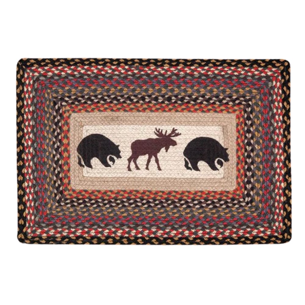 Forrest Friends Rug Friends of the Forest Oblong Patch Rug – The Cabin Place