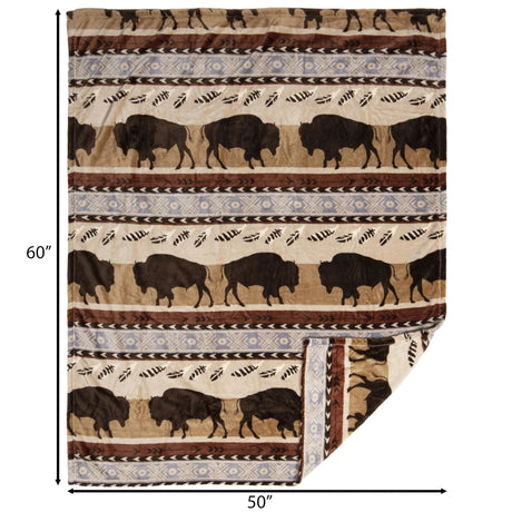 Buffalo Earth Travel Blanket
