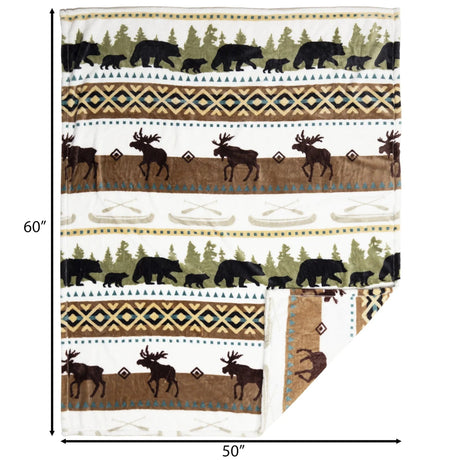Wilderness Lake Travel Blanket