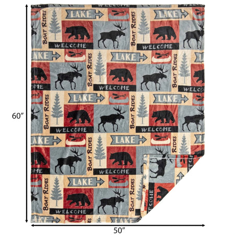 Lake Days Travel Blanket