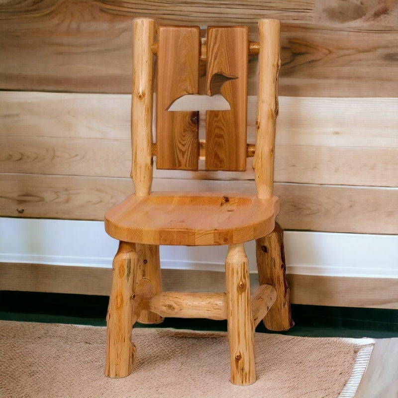 Log Cutout Chair with Options