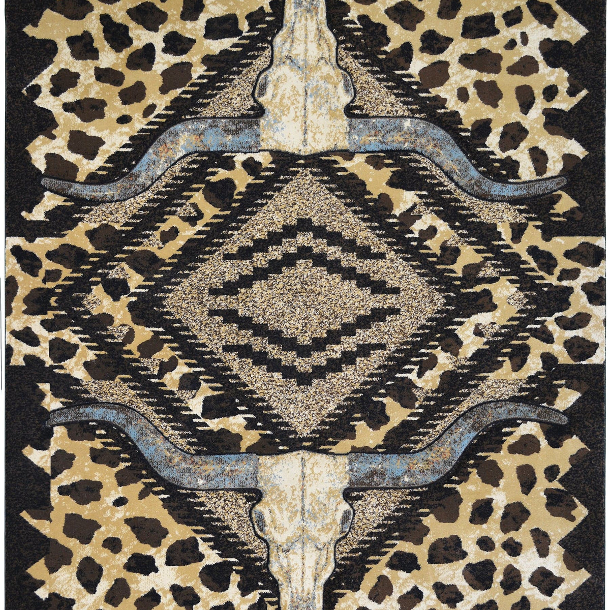 Longhorn Dance Area Rug | Cabin Place – The Cabin Place
