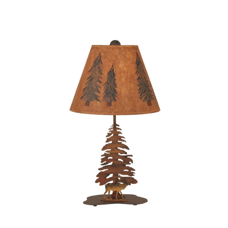 Pine Elk Accent Lamp