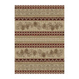 Pinecone Stripe Area Rug