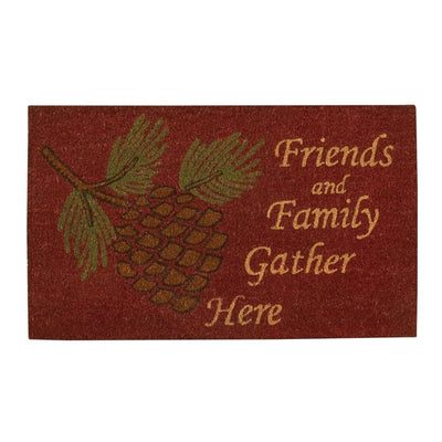 Pinecone Welcome Mat
