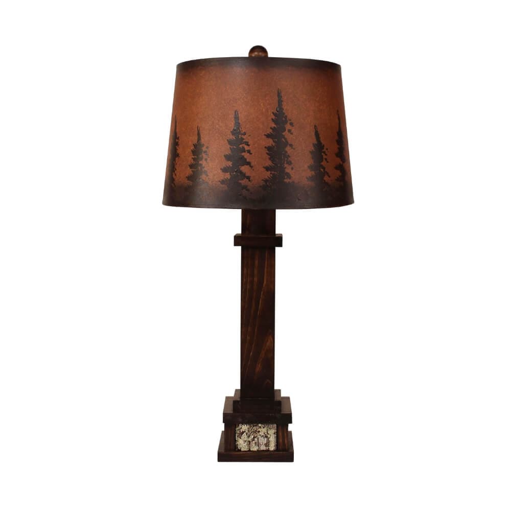 Running Springs Wooden Table Lamp