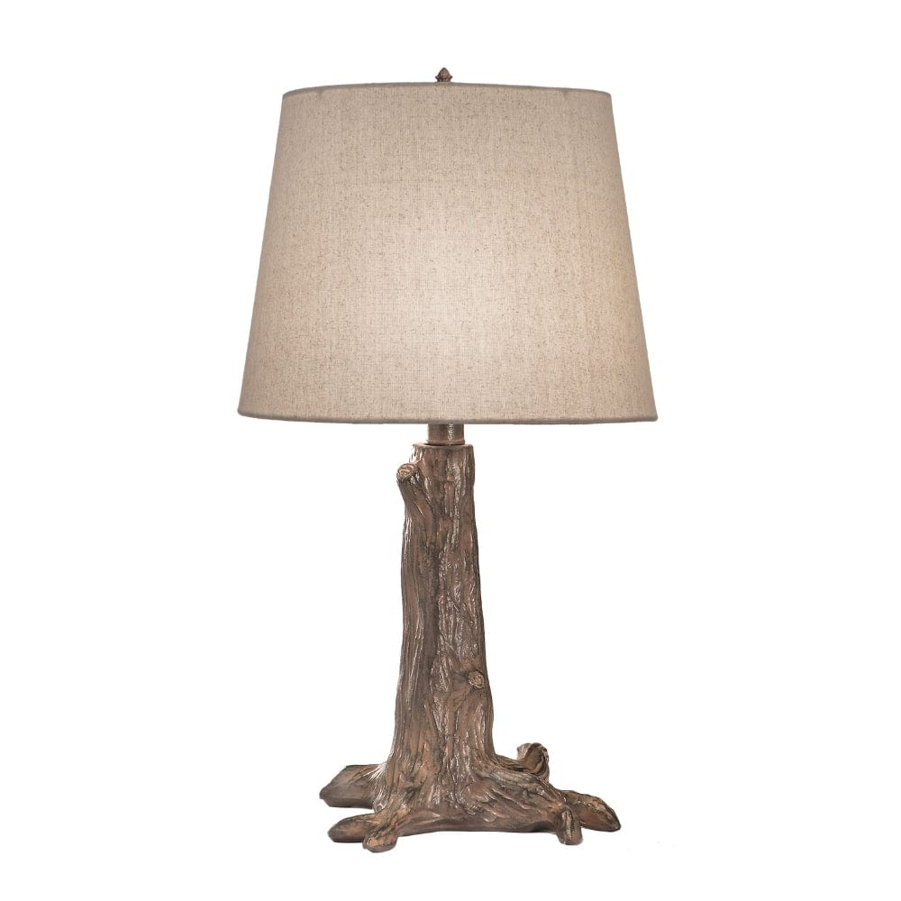 Small Rustic Tree Lamp