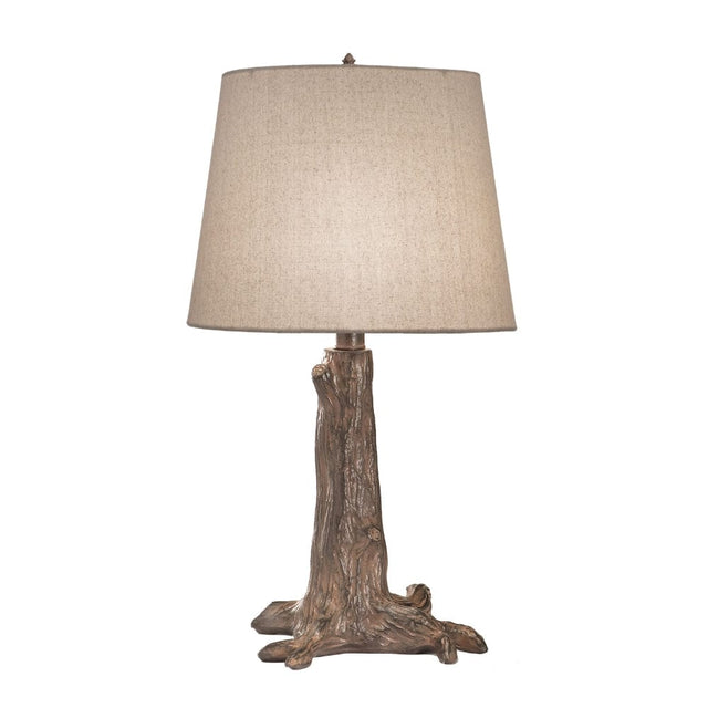 Small Rustic Tree Lamp