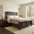 Wood & Wicker Bed