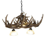 Whitetail 10 Pewter Antler Chandelier