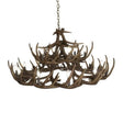Whitetail 30 Pewter Antler Chandelier