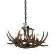 Whitetail 6 Pewter Antler Chandelier
