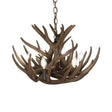 Whitetail 9 Pewter Antler Cascade Chandelier