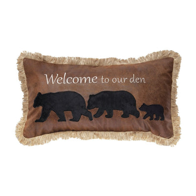 Welcome To Our Den Pillow