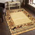 Western Match Boarder Area Rug