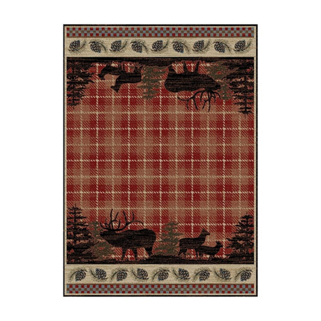 Wilderness Plaid Area Rug