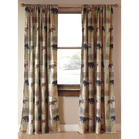 Wildlife Lake Quilt Drapes