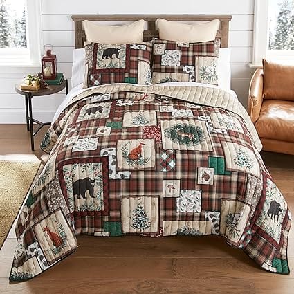 Wildlife Holiday Quilt Set