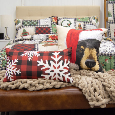 Holiday Cottage Pillow Set