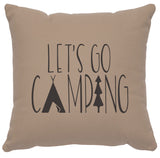 Cabin Classics Pillows - Let's Go Camping