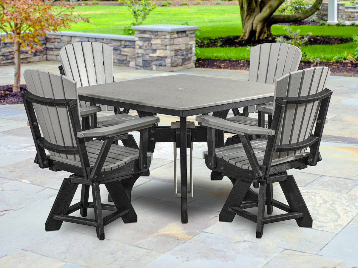 Premier Patio Five Piece Square Dining Height Dining Set