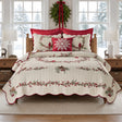 Cardinal Christmas Quilt Set