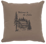 Cabin Classics Pillows - Welcome To The Cabin