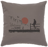 Cabin Classics Pillows - Welcome To The Ranch