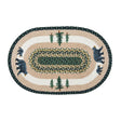 Black Bear Falls Oval Rug
