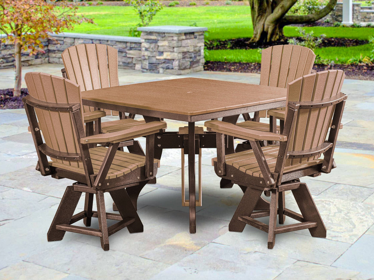 Premier Patio Five Piece Square Dining Height Dining Set