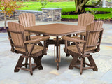 Premier Patio Five Piece Square Dining Height Dining Set