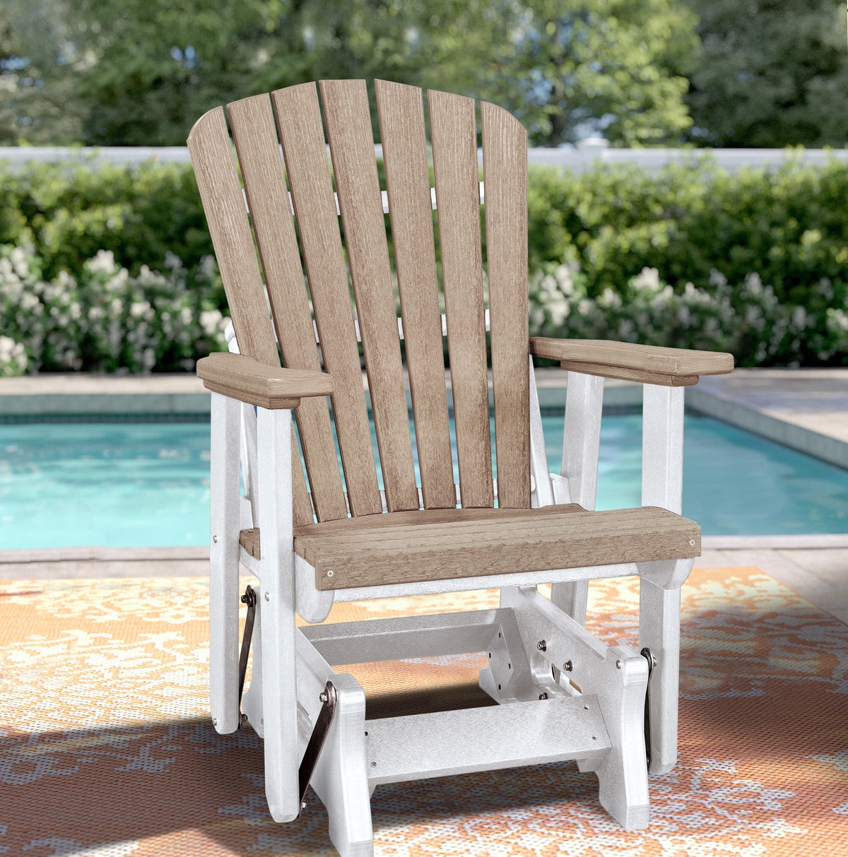 Premier Patio Fan Back Glider
