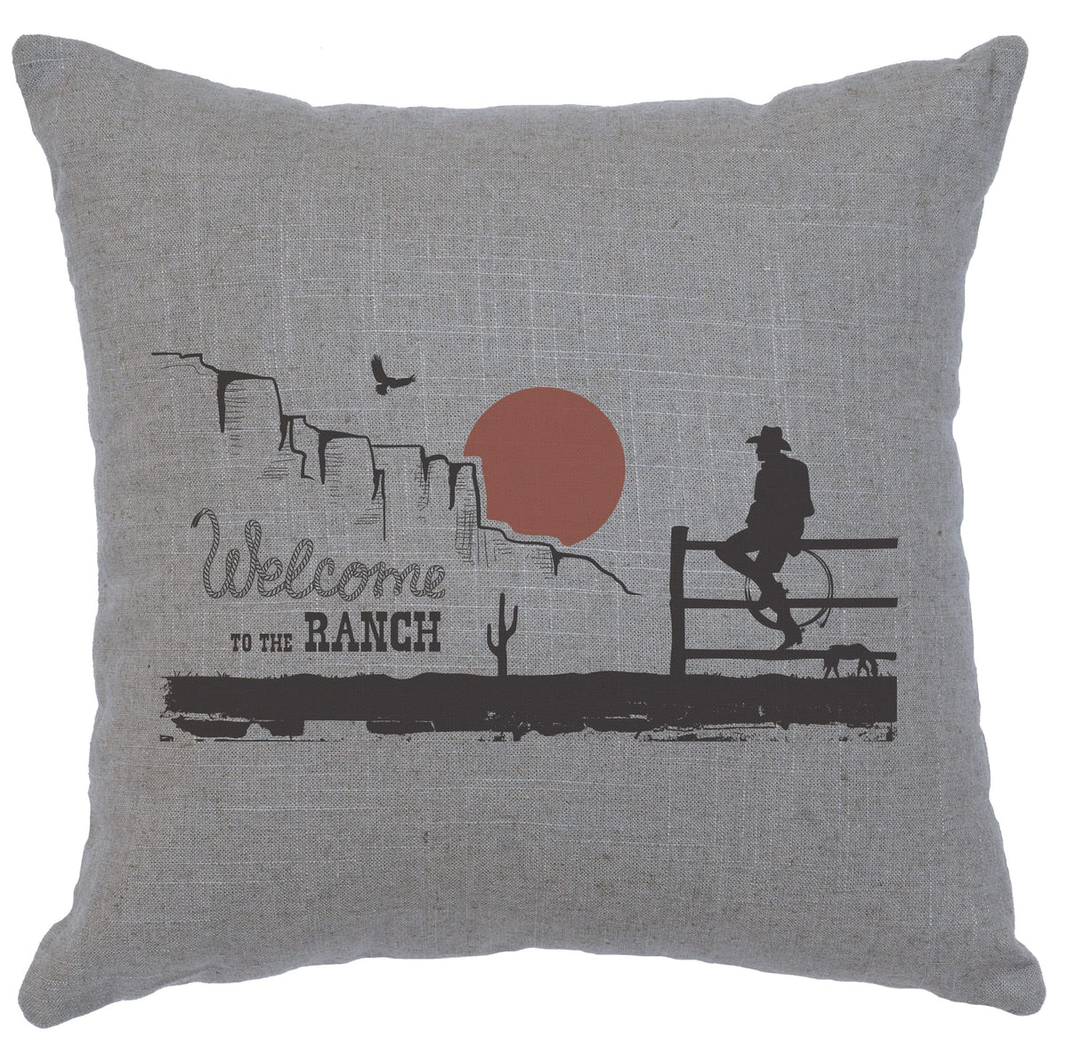 Cabin Classics Pillows - Welcome To The Ranch