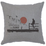 Cabin Classics Pillows - Welcome To The Ranch