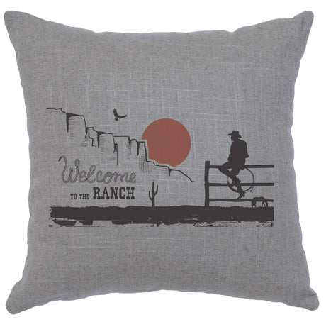 Cabin Classics Pillows - Welcome To The Ranch