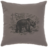 Cabin Classics Pillows - Bear Scene
