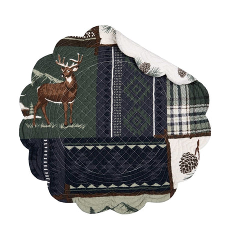 Wildlife State Round Placemat Set