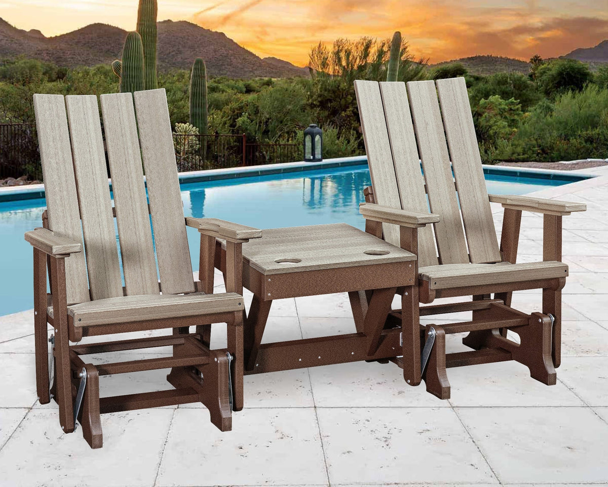 Premier Patio Double Glider with Center Table