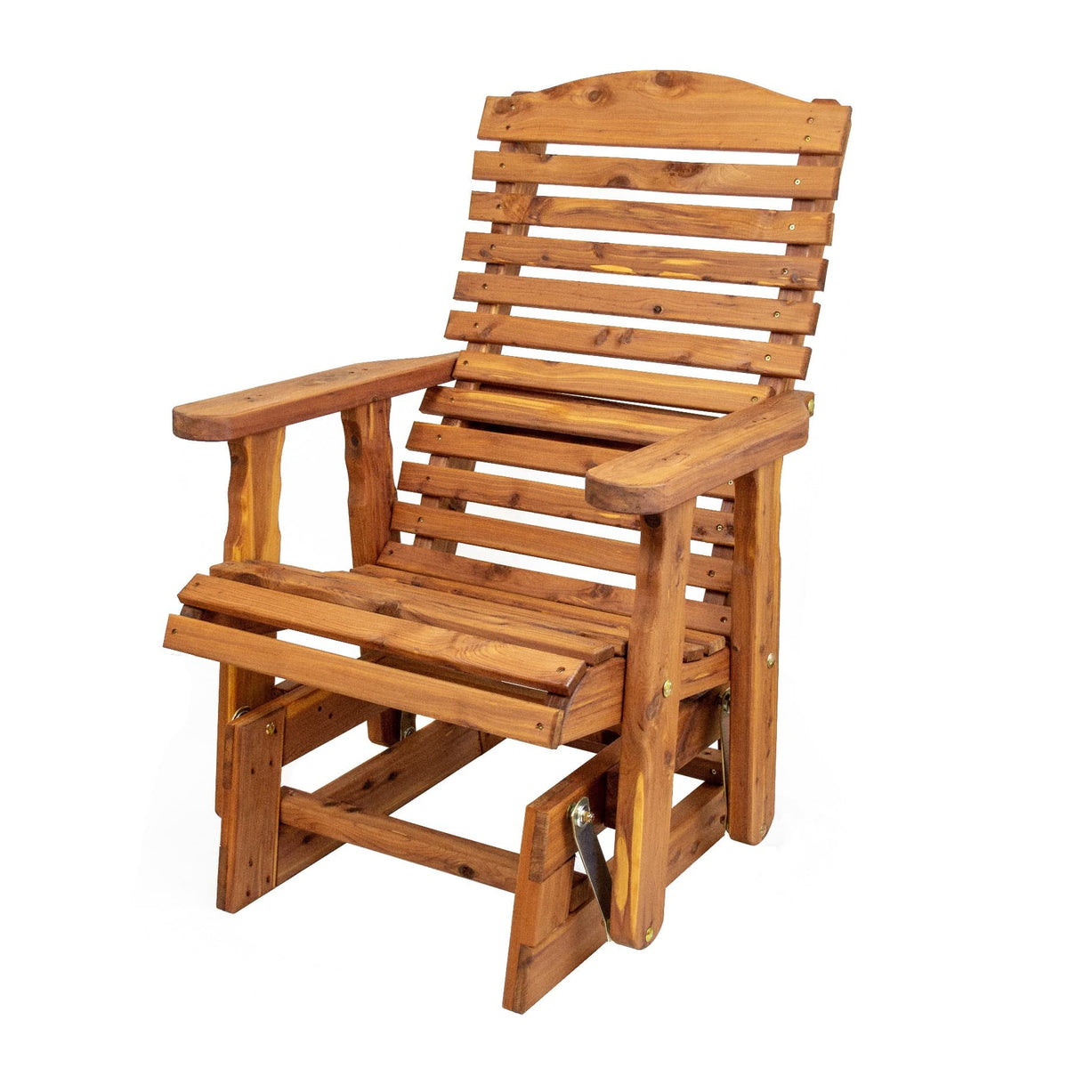 Cedar Classics Slat-Back Glider Chair
