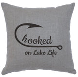 Cabin Classics Pillows - Hooked On Lake Life